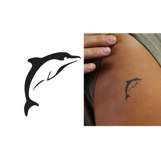 Khuôn hình xăm cá heo