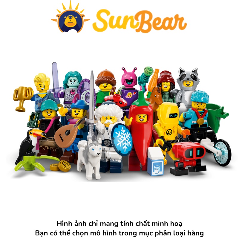 Đồ chơi mô hình nhân vật lego minifigures chính hãng - Sun Bear