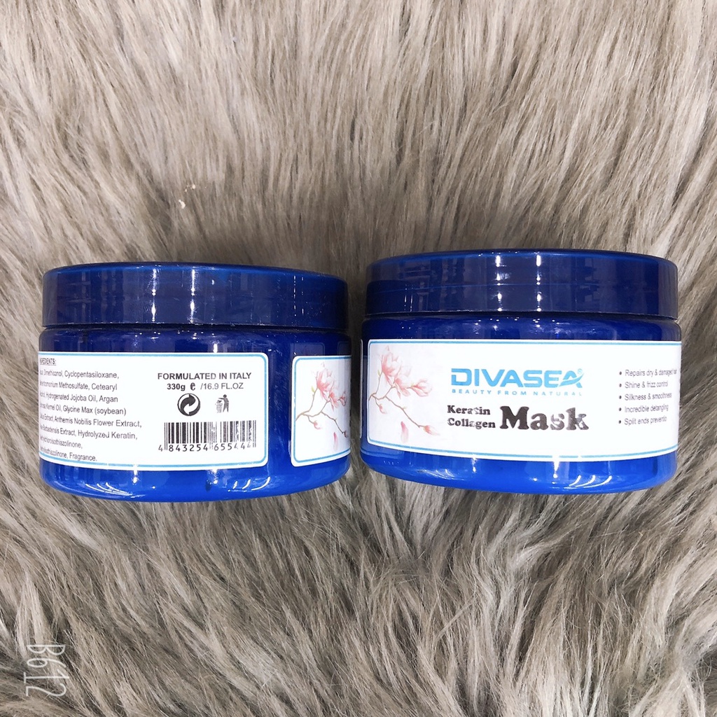 Mặt nạ dưỡng tóc Collagen Divasea phục hồi tóc hư tổn 330g