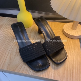 (Order) Guốc dép cao gót 7cm [VIDEO+ ẢNH THẬT]