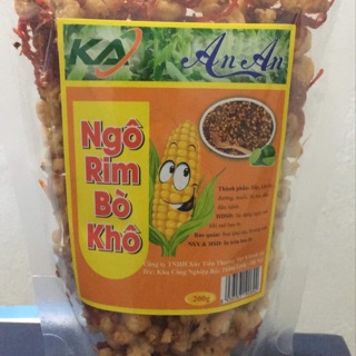 Ngô cay rim bò , gà , chiên giòn