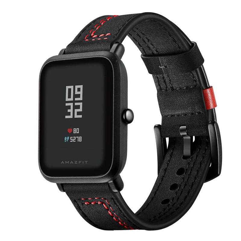 Sale 70% Phụ kiện dây đeo bằng da chính hãng Huami Amazfit GTS, Brown Giá gốc 347,000 đ - 81B166