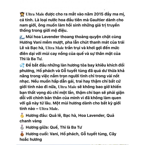 ULTRA MALE • Eau de Toilette Intense - 10ML Nước Hoa Chính Hãng