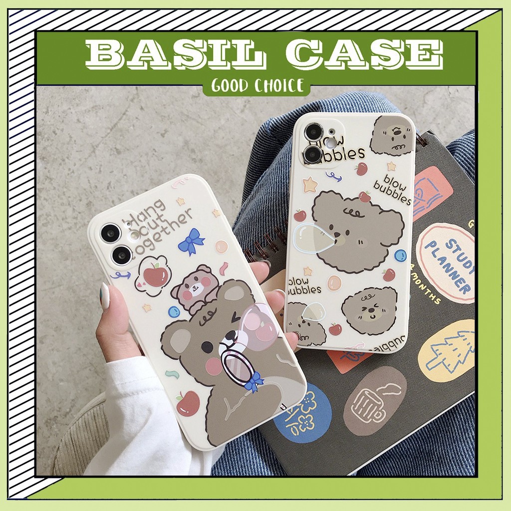 Ốp lưng ip cạnh vuông hình bubble bear dễ thương 6s/6plus/6splus/7plus/8plus/x/xs/xs max/11/11promax/12pro/12promax/13