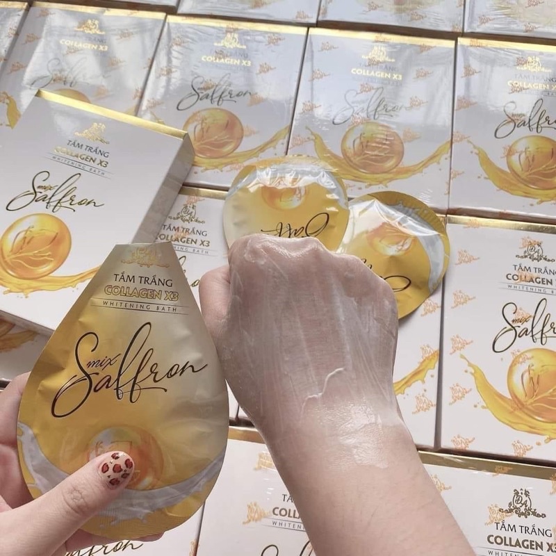 {Chính Hãng} Tắm trắng Collagen X3 chính hãng Mỹ Phẩm Đông Anh - Tắm trắng Mix Saffron Luxury X3 | BigBuy360 - bigbuy360.vn