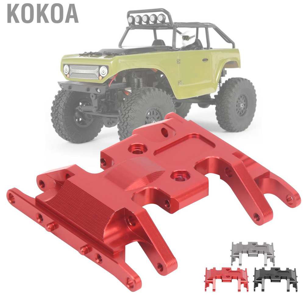 Kokoa RC Gearbox Mount Aluminum Alloy Box Chassis Base Plate Holder for Axial SCX24 90081 1/24 Car