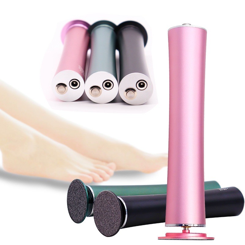 Máy chà gót chân tích điện kèm 60 miếng trà