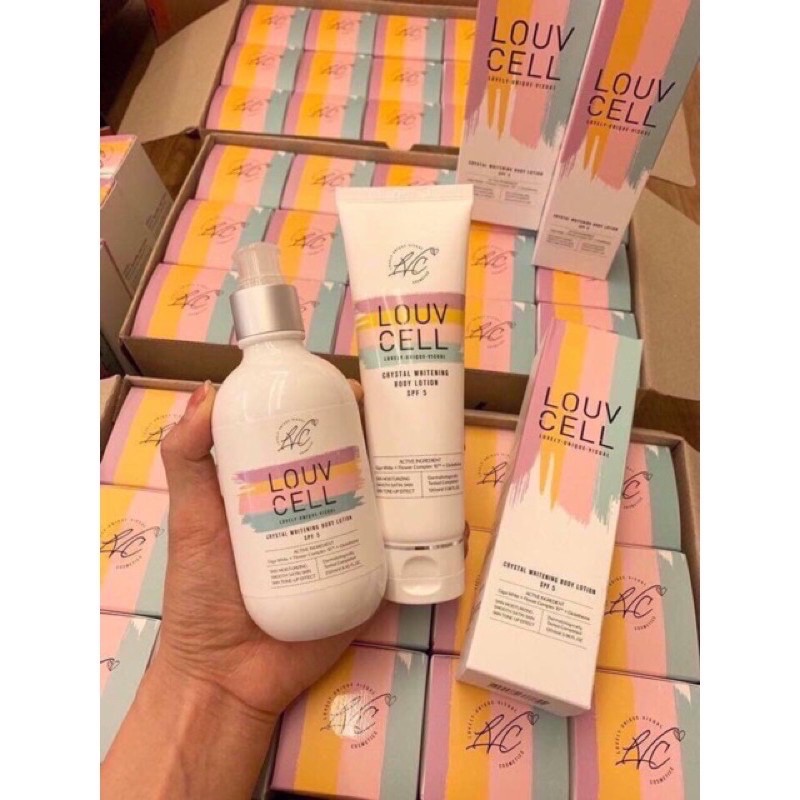 120ml 𝐊𝐄𝐌 𝐃𝐔̛𝐎̛̃𝐍𝐆 𝐓𝐑𝐀̆́𝐍𝐆 𝐁𝐎𝐃𝐘 𝐋𝐎𝐔𝐕 𝐂𝐄𝐋𝐋- Kem Dưỡng Thể Louv Cell