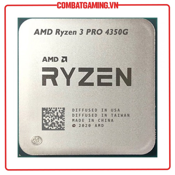 Bộ Vi Xử Lý CPU AMD RYZEN 3 PRO 4350G MPK Chính Hãng AMD VN (No Box, CPU + Tản Wraith Stealth)