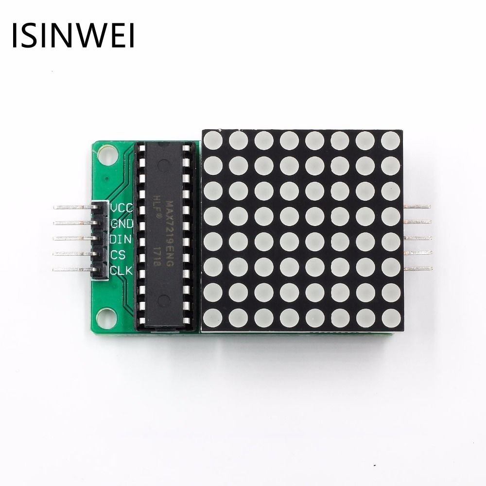 Mô Đun Điều Khiển Ma Trận Đèn Led Max7219 Mcu 5v Đầu Ra 8x8