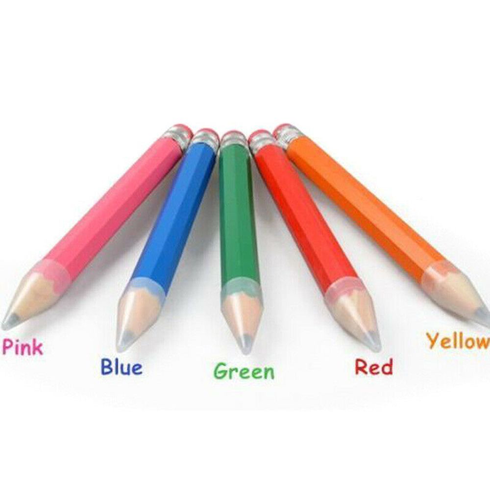 Bút chì gỗ khổng lồ nhiều màu sắc bắt mắt sành điệu