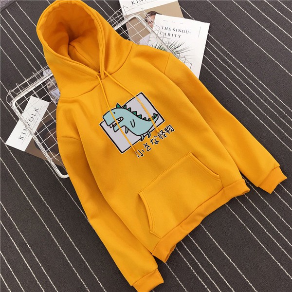 [HN6] Áo Hoodie Cá Sấu Kute Nam/Nữ form rộng tay dài Hàn Quốc có mũ(kèm ảnh thật)