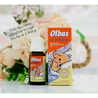 Tinh dầu giảm nghẹt mũi cho bé Olbas Anh/Babix Inhalat Đức (12ml/10ml)