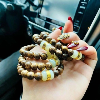 vòng tay trầm mix lu thống