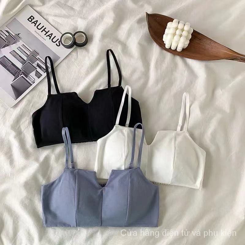 Korean Style Padded Sleeveless Padded Bra for Girls | BigBuy360 - bigbuy360.vn