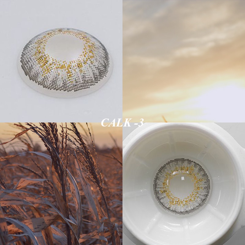 Set 2 kính áp tròng CALK màu tự nhiên