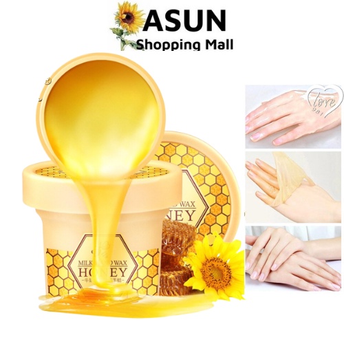 Sáp Dưỡng Ẩm Da Tay Chiết Xuất Sữa &amp; Mật Ong Laikou Tẩy Da Chết &amp; Làm Sáng Da 120g LMN