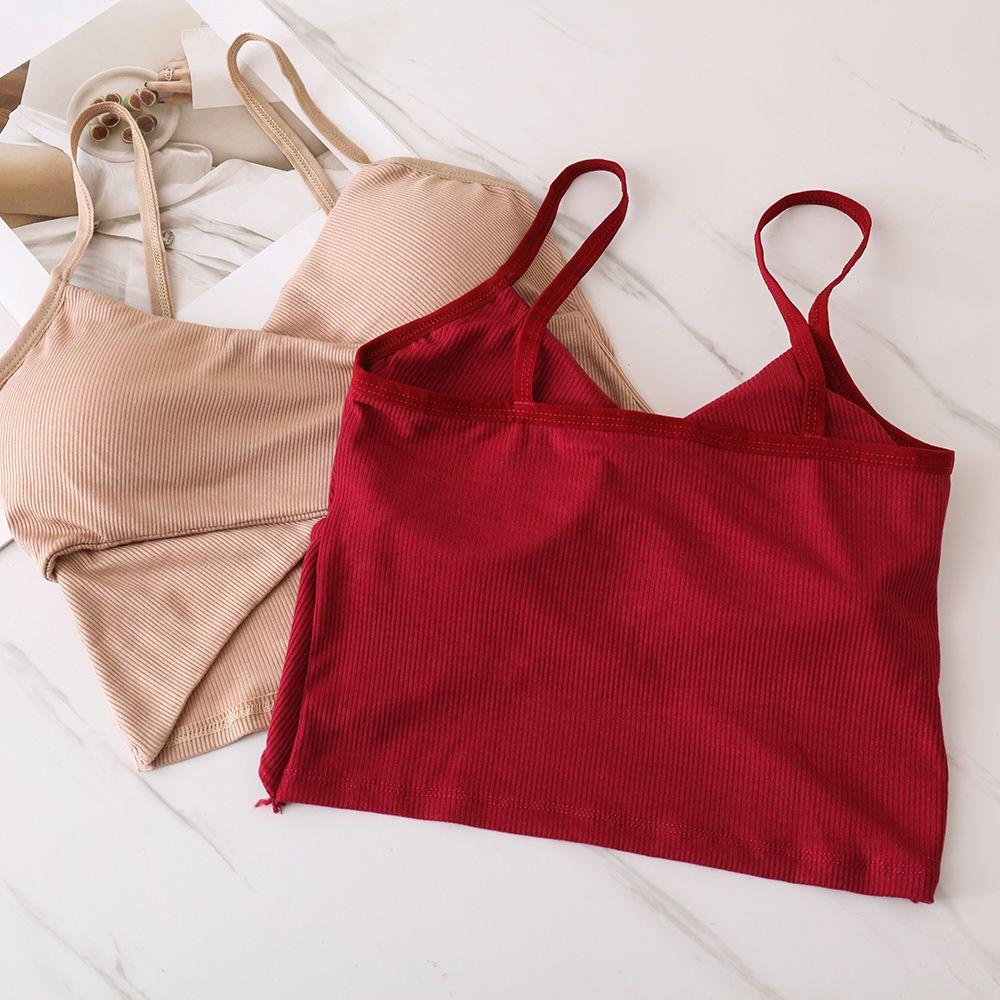 Áo Sát Nách Cổ Chữ V Eo Cao Xếp Ly Có Đệm Ngực OSIER1