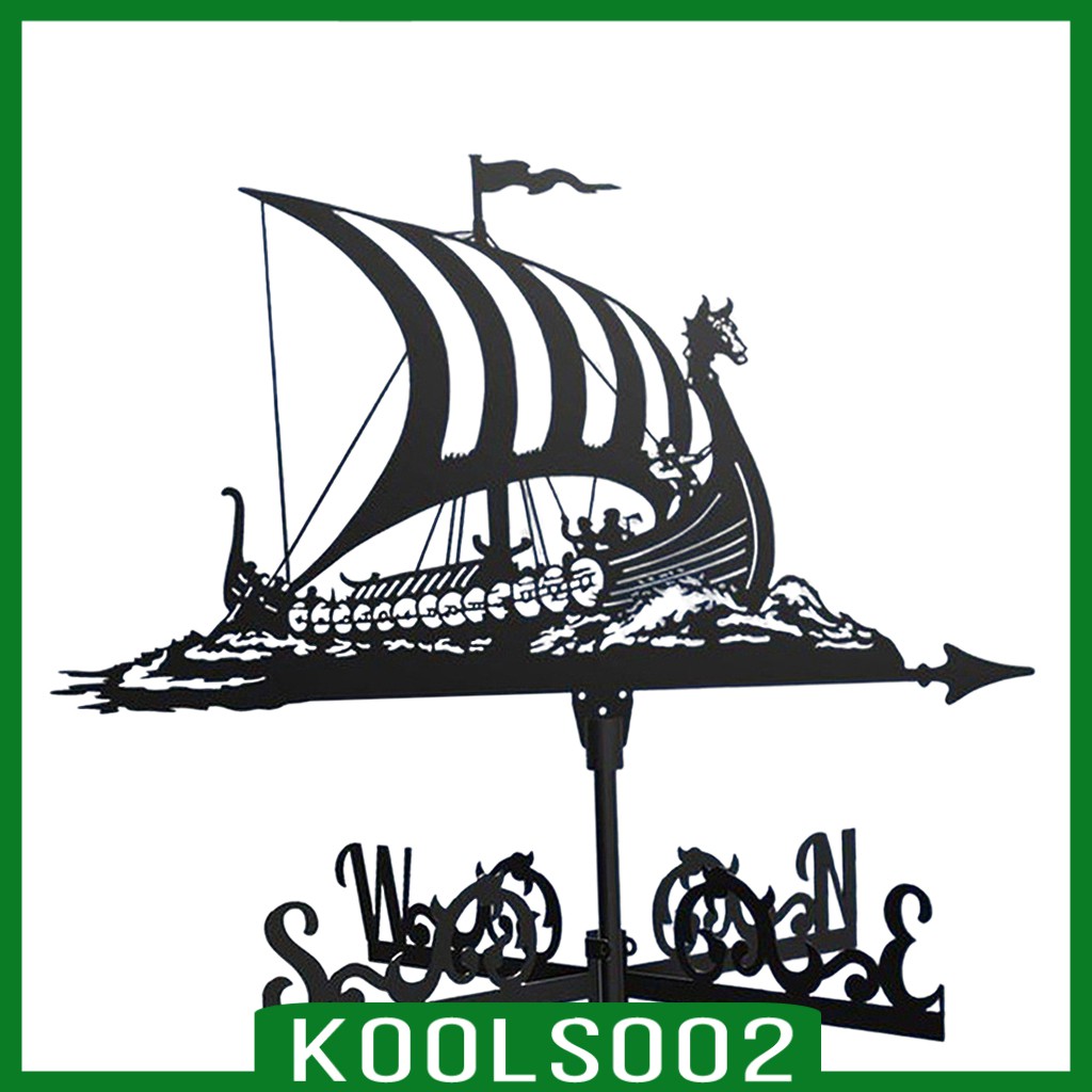 [Koolsoo2] Vane Thời Tiết Bằng Kim Loại Trang Trí Mái Nhà Xe Hơi