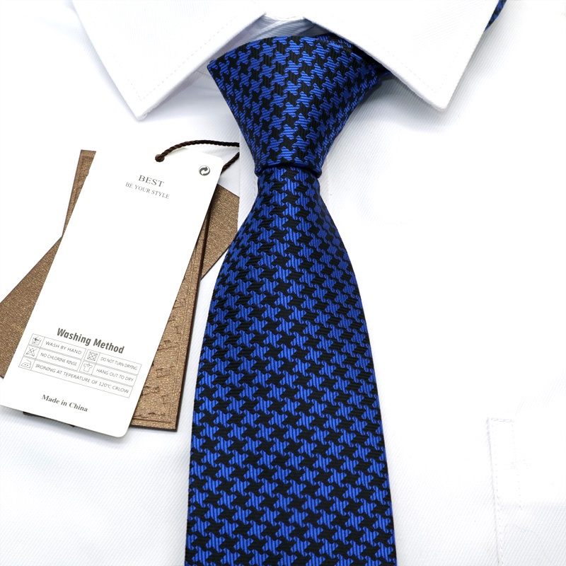 Cà Vạt 8CM Họa Tiết Chấm Bi Thời Trang Công Sở Cho Nam