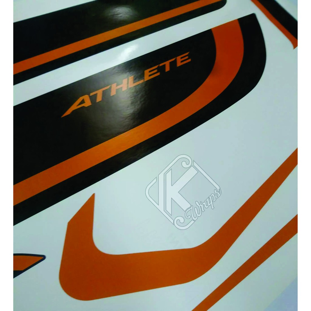 Decal xe Triton - Tem xe Triton Athlete