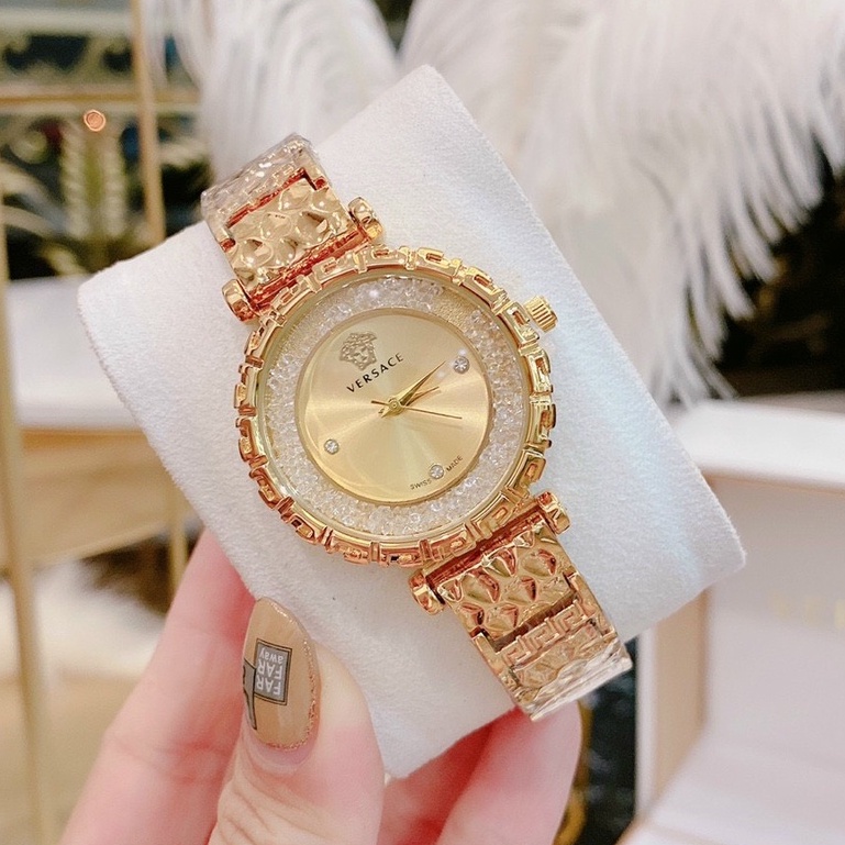 đồng hồ nữ dây thép không gỉ Versace đeo tay hàng đẹp thời trang cao cấp chống nước bảo hành 12 tháng -DH12 | BigBuy360 - bigbuy360.vn