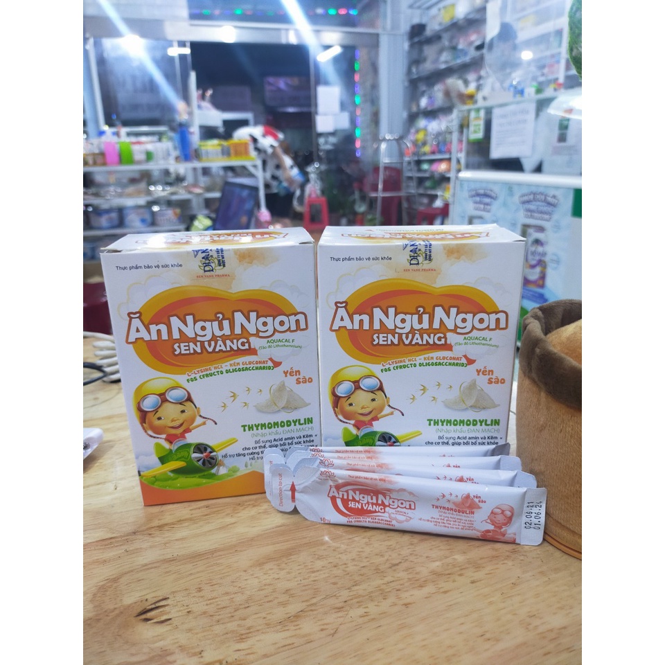 Siro Ăn Ngủ Ngon Sen Vàng Giúp Trẻ Hết Biếng Ăn, Tăng Cường Hấp Thu