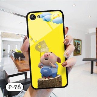 Ốp lưng kính 3D Oppo A83-cute