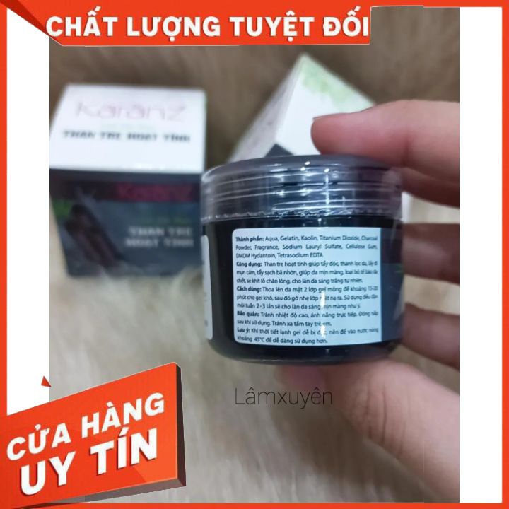 Gel lột mụn KARAN 50ml  FREESHIP  tẩy sạch bã nhờn lấy mụn cám mụn đầu đen se khít lỗ chân lông gọn nhẹ dễ sử dụng