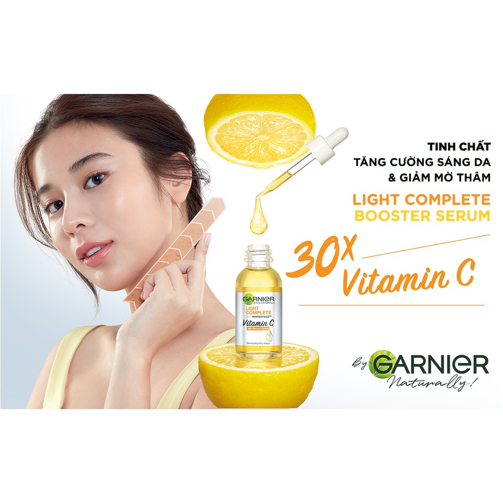 [COCOLUX] Tinh Chất Garnier Vitamin C Dưỡng Sáng Da, Mờ Thâm