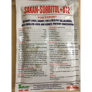 Sorbitol giải độc gan cho vật nuôi (100gam)