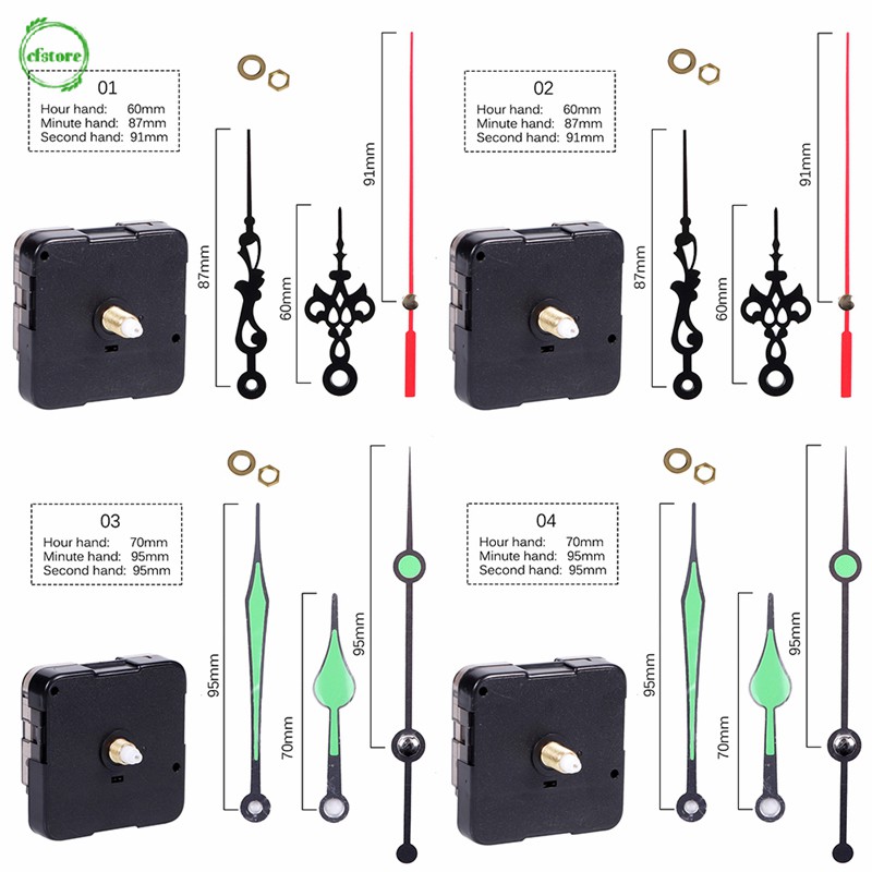 Bộ cơ cấu máy sửa chữa thay thế đồng hồ kim thạch anh chiều dài 12mm chiều dài ren 5mm