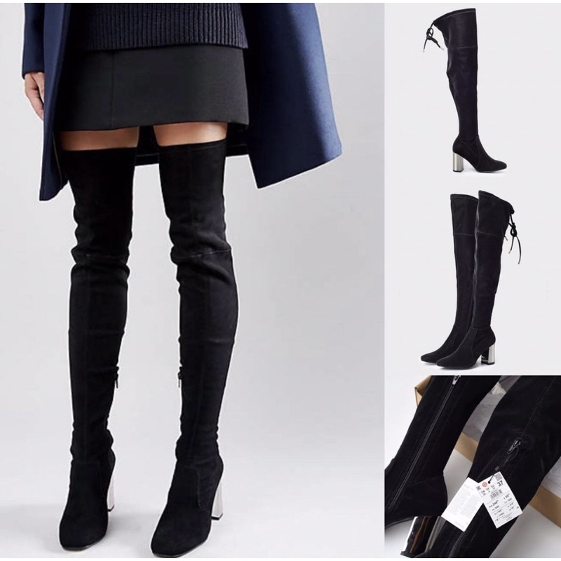 Boots cao ngang đùi Reser.ved . xuất uk