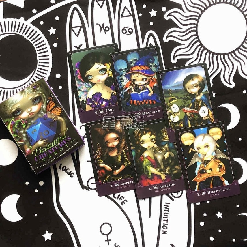 Set 80 Thẻ Bài Tarot Nhiều Màu Sắc