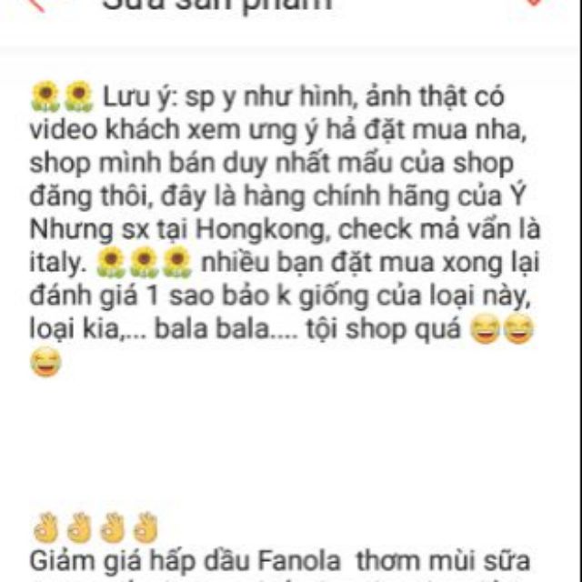 - GIẢM 10% CHO ĐƠN HÀNG TỪ 350K] Hấp dầu fanola sữa chính hãng có chử in trên nắp