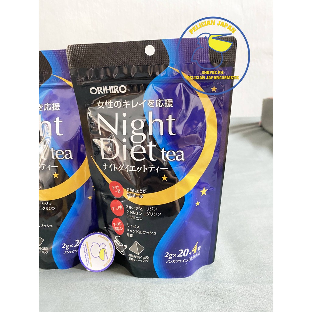 Trà giảm cân Night Diet Tea Orihiro 24 gói