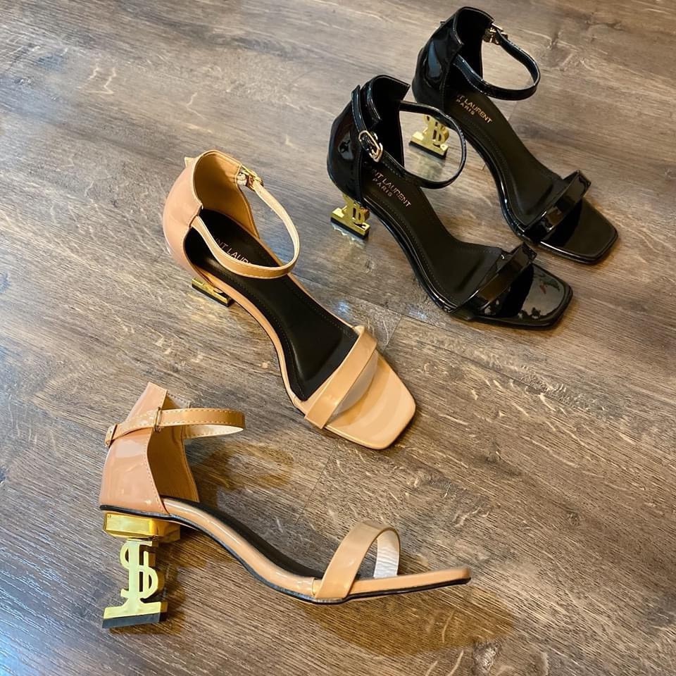 Giày Sandal Nữ [DUY NHẤT 1 ĐÔI MÀU ĐEN SIZE 36] 💥SALE GIẢM 50%💥 Cao Gót 5p Đế Chử Y SD10