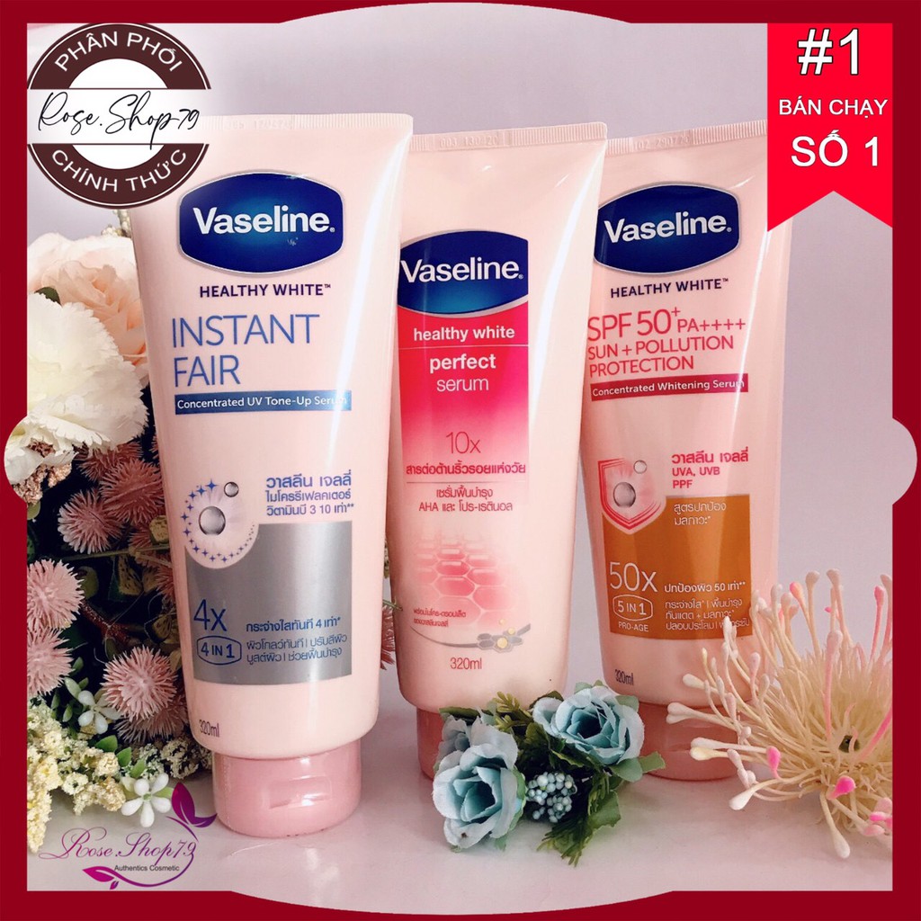 [Auth Thái] ] Dưỡng thể trắng da Vaseline 10x,50x Spf 50++ | BigBuy360 - bigbuy360.vn