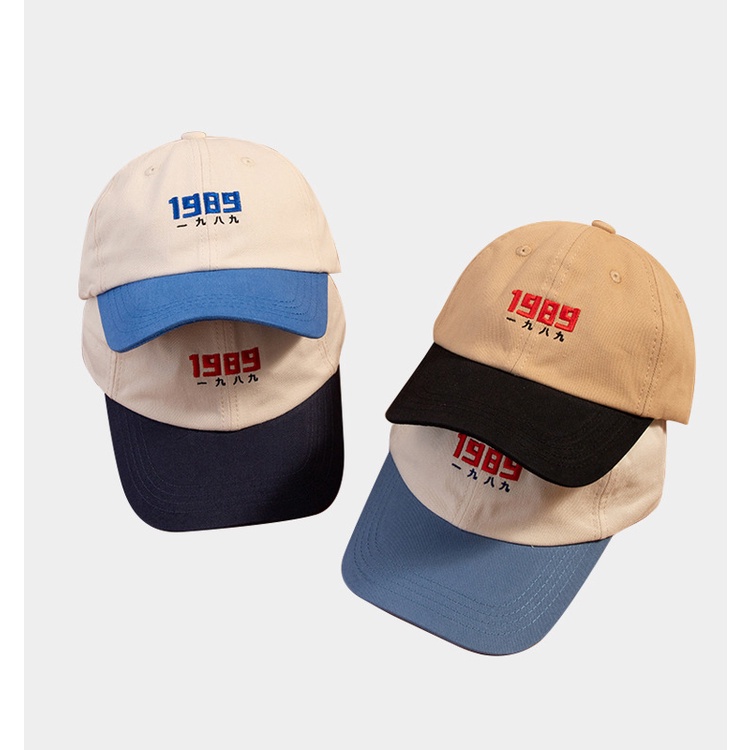 Mũ lưỡi trai LINJW cotton mềm mại phong cách Hàn Quốc mới 2021 cho nam và nữ