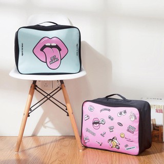 Túi xách du lịch hình đôi môi size 40cm