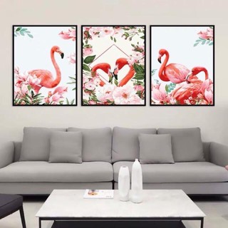 Set 3 bức tranh tô màu theo số hạc sang chảnh sẵn