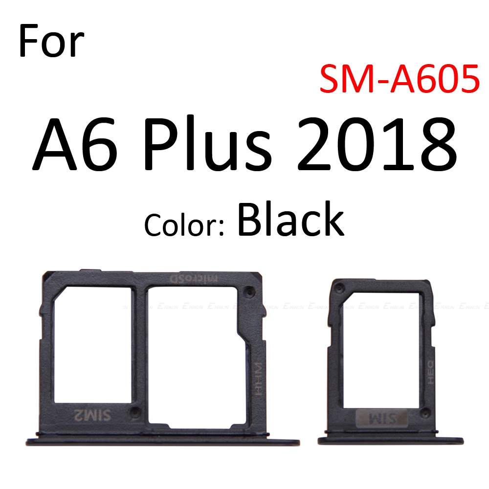 Khay Đựng Thẻ Micro SD / Sim Cho Samsung Galaxy A8 A6 Plus 2018 A530 A730 A600