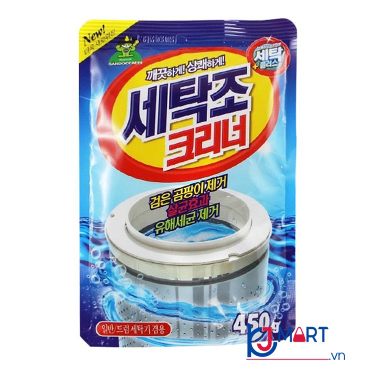 Combo Bột tẩy đa năng Baking Soda Nhật Bản  + Gói tẩy lồng giặt 450g Hàn Quốc