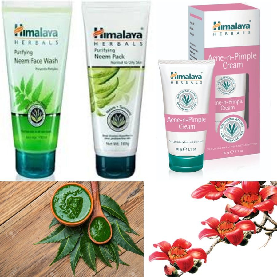 combo chống mụn: Purifyify neem face wash 15ml + Neem face pack 15ml + Acne - N - Pimple cream 30gm