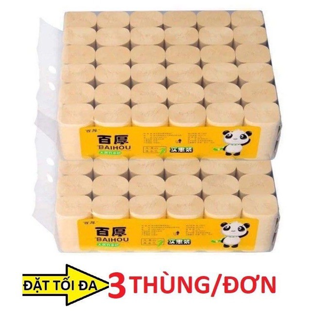 GIẤY VỆ SINH BAIHOU 36 CUỘN KHÔNG LÕI CHUẨN NỘI ĐỊA TRUNG ( TỔNG KHO GIA DỤNG GIÁ RẺ )