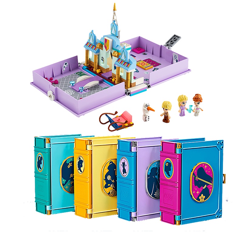 Disney Bộ Đồ Chơi Lắp Ráp Lego Hình Quyển Sách Phim Hoạt Hình Frozen