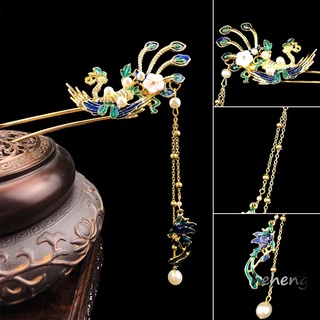 Trâm cài tóc hình chim phượng hoàng phong cách cổ điển cho nữ