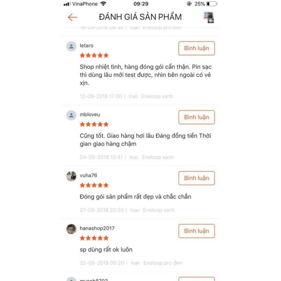 Pin sạc ENELOOP đen 2500 mAh thế hệ mới tuổi thọ cao🎁Tặng hộp đựng
