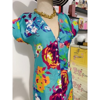 ĐẦM MAXI Kate Hoa ĐI BIỂN SIZE M
