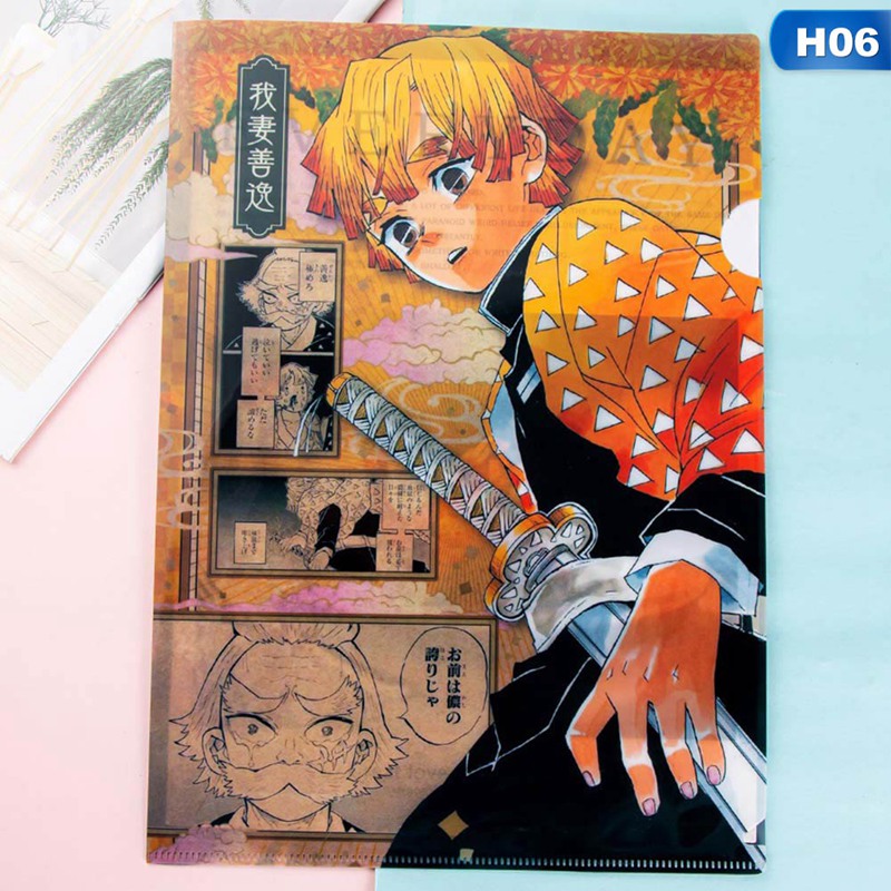 Tmdbyx Bìa Đựng Hồ Sơ Khổ A4 Họa Tiết Anime Xinh Xắn